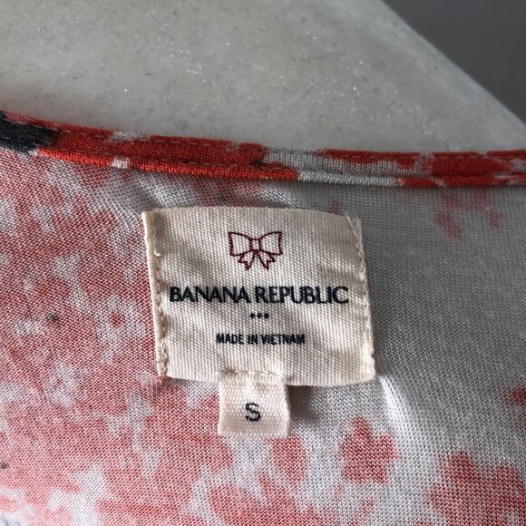 Banana republic orange floral printed mini dress - Picture 6 of 7